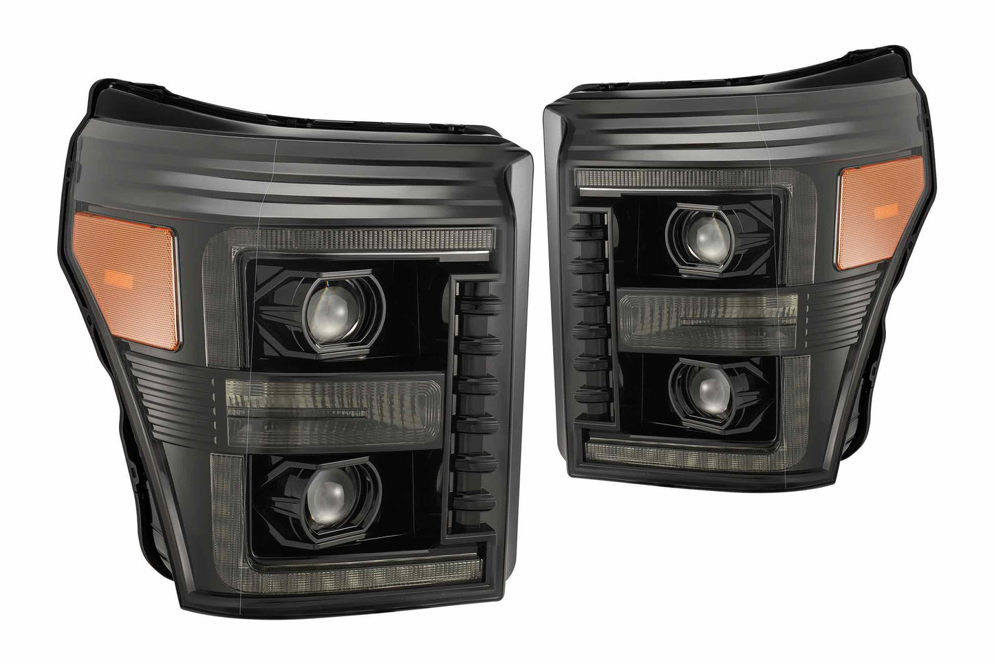 ARex (PRO-Series) Halogen Headlights: Ford Super Duty (11-16) - Alpha-Black (Set)