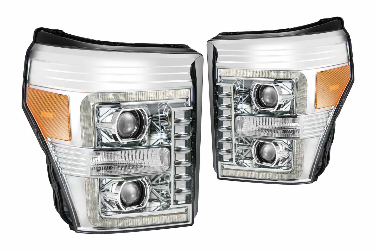 ARex (PRO-Series) Halogen Headlights: Ford Super Duty (11-16) - Black (Set)