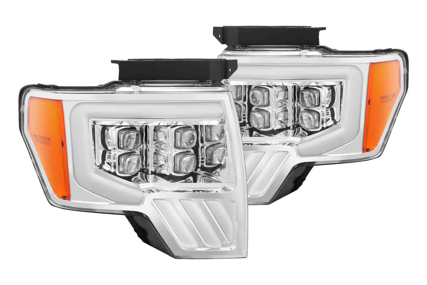 ARex Nova LED Headlights: Ford F150 (09-14) - Black (Set)