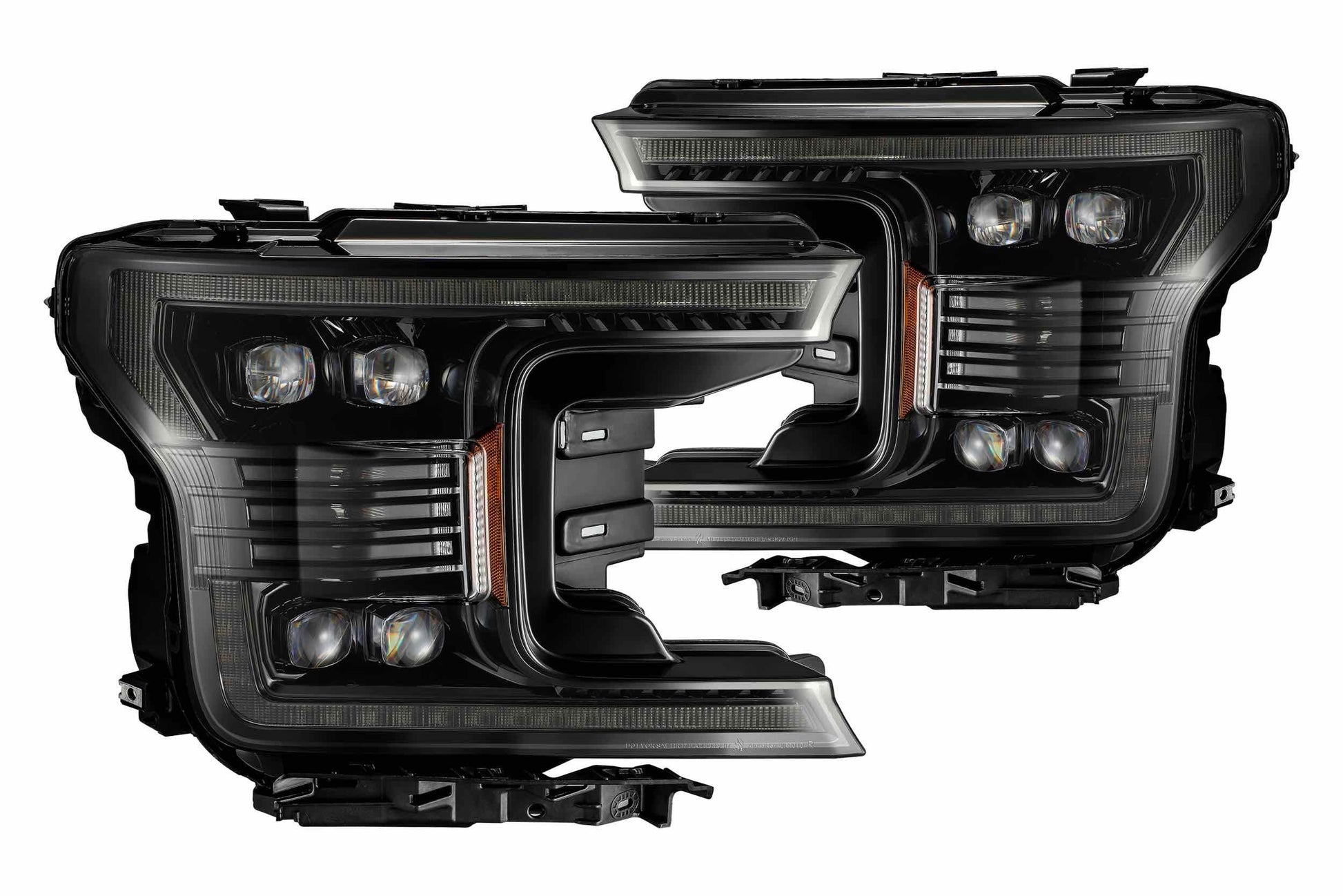 Aftermarket Truck Lights ARex Nova LED Headlights: Ford F150 (18-19) - Alpha-Black (Set)