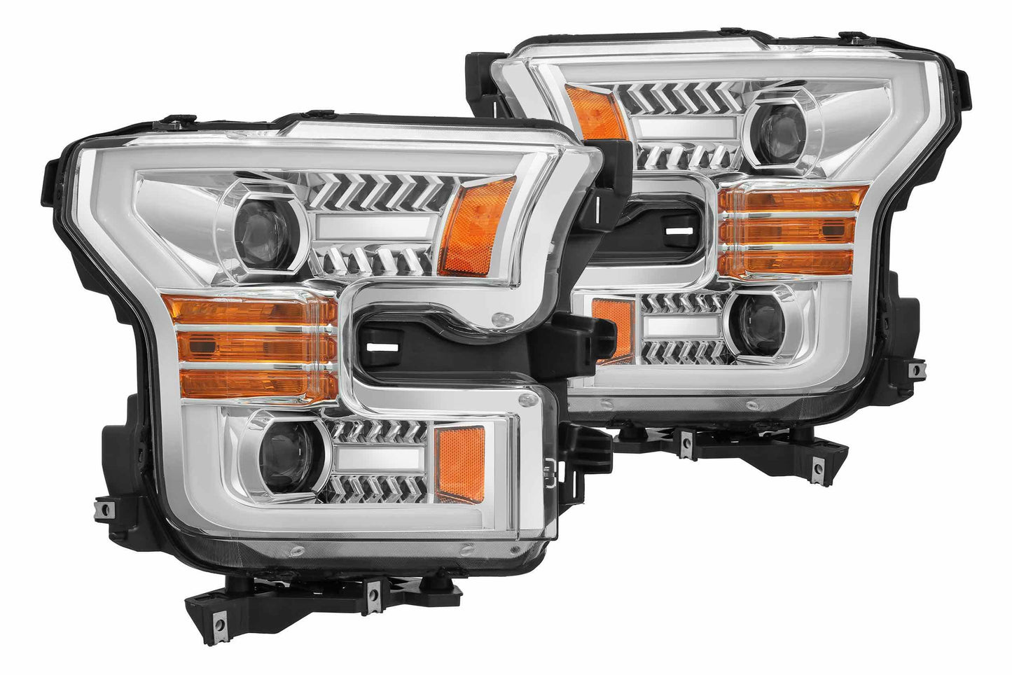 ARex (PRO-Series) Halogen Headlights: Ford F150 (15-17) - Black (Set)