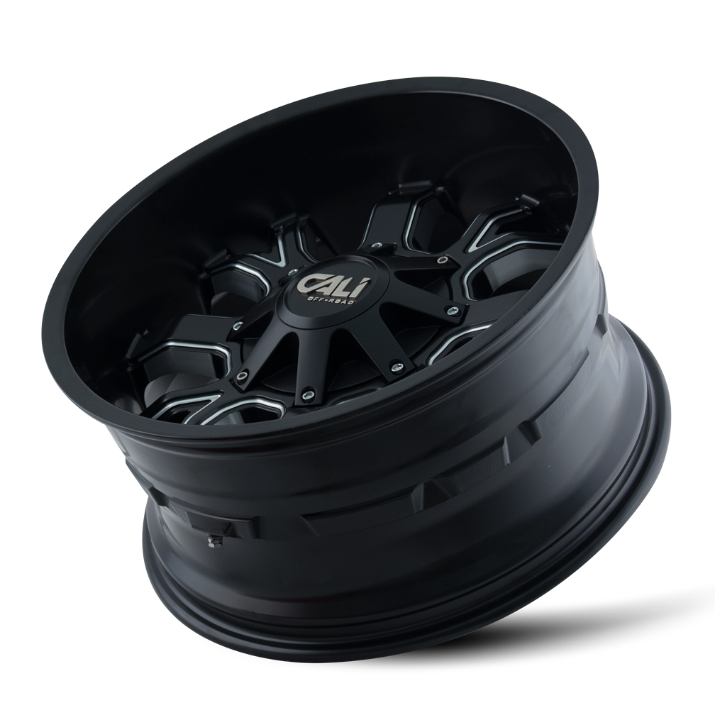 CALI OFF-ROAD DIRTY Wheels Satin Black/Milled Spokes