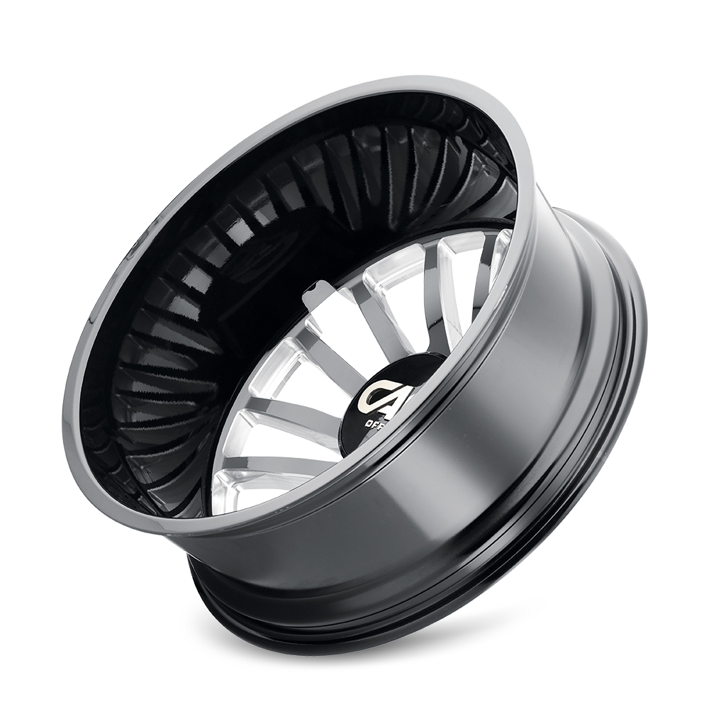 CALI OFF-ROAD SUMMIT DUALLY Wheels Gloss Black/Milled Spokes