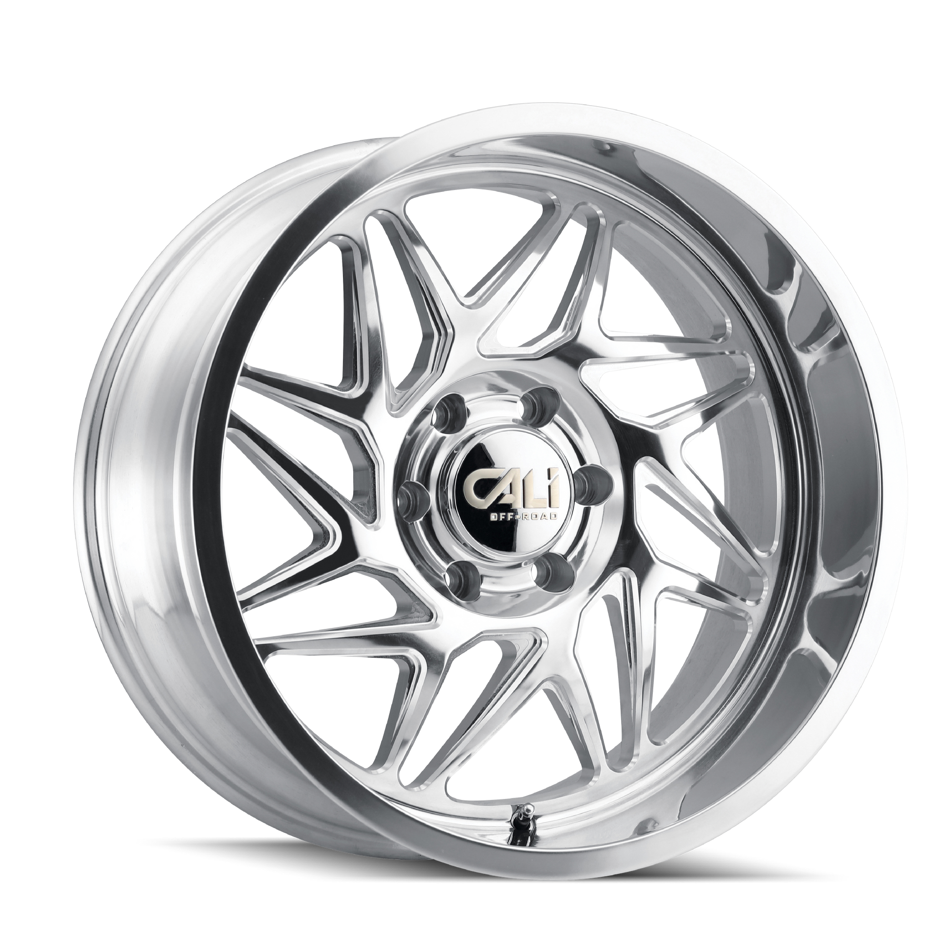 CALI OFF-ROAD GEMINI Wheels Polished/Milled Spokes