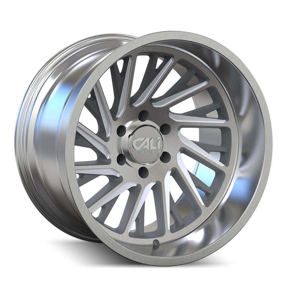 CALI OFF-ROAD PURGE Wheels Brushed Clear Gloss