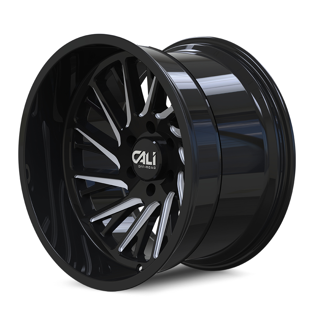 CALI OFF-ROAD PURGE Wheels Gloss Black/Milled Spokes