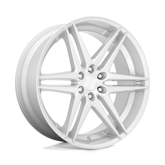 Dub 1pc S270 Dirty Dog 26x10 26x10 30 Offset In Silver W/ Brushed Face