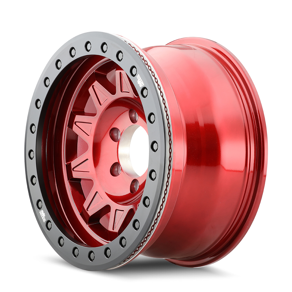 DIRTY LIFE ROADKILL RACE Wheels Crimson Candy Red Beadlock