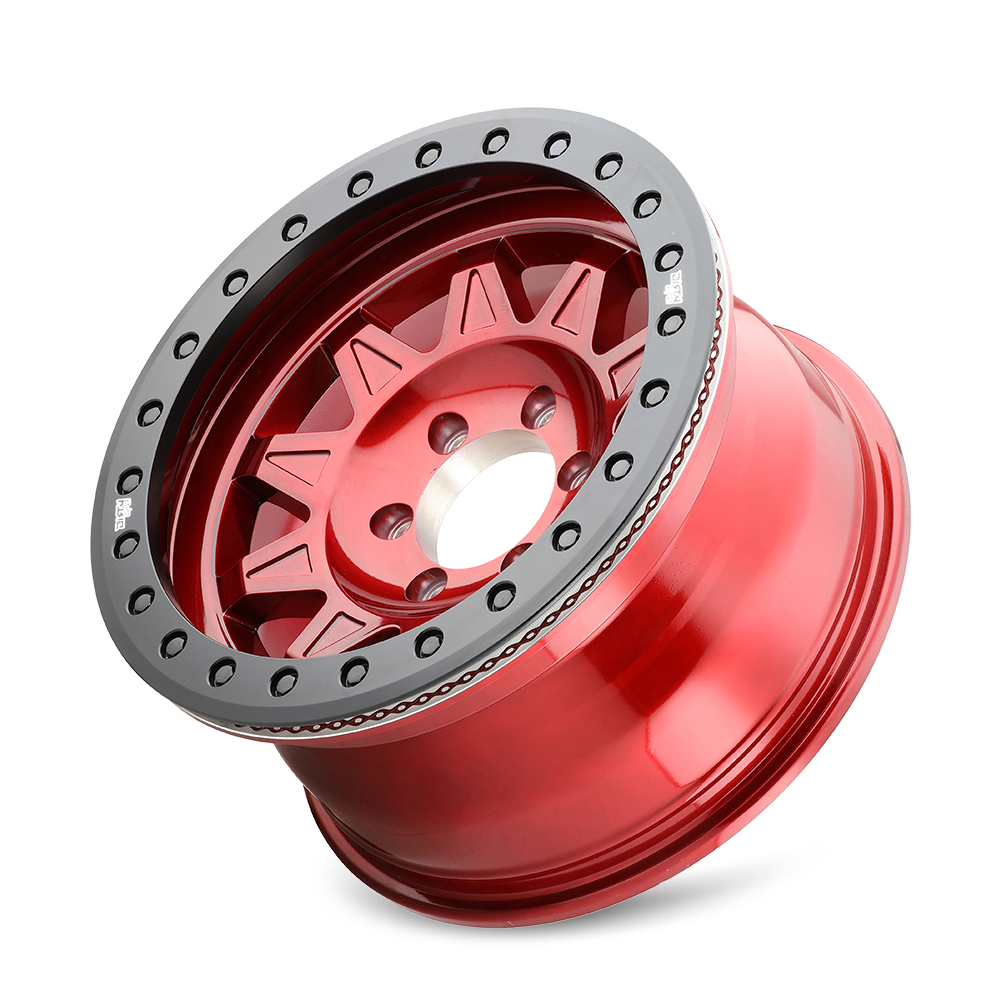 DIRTY LIFE ROADKILL RACE Wheels Crimson Candy Red Beadlock