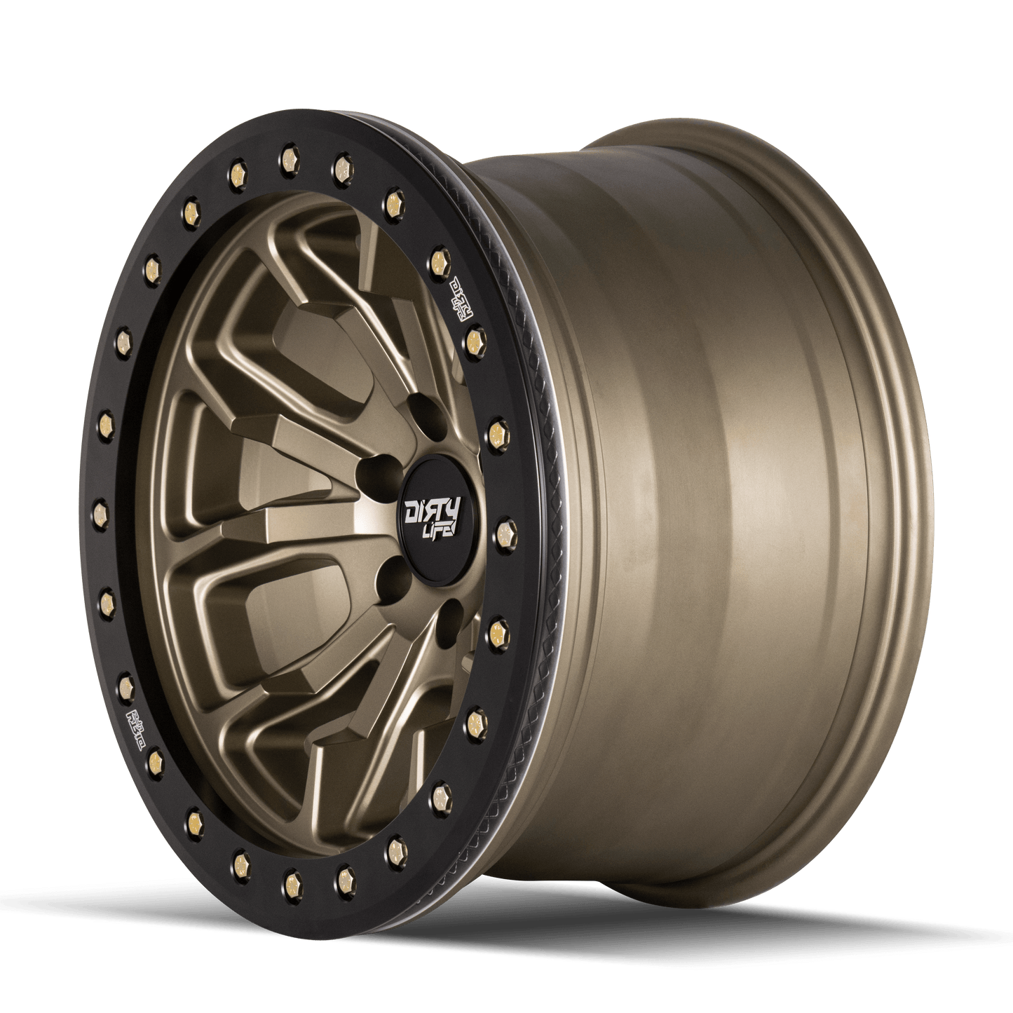 DIRTY LIFE DT-1 Wheels Satin Gold W/Simulated Ring
