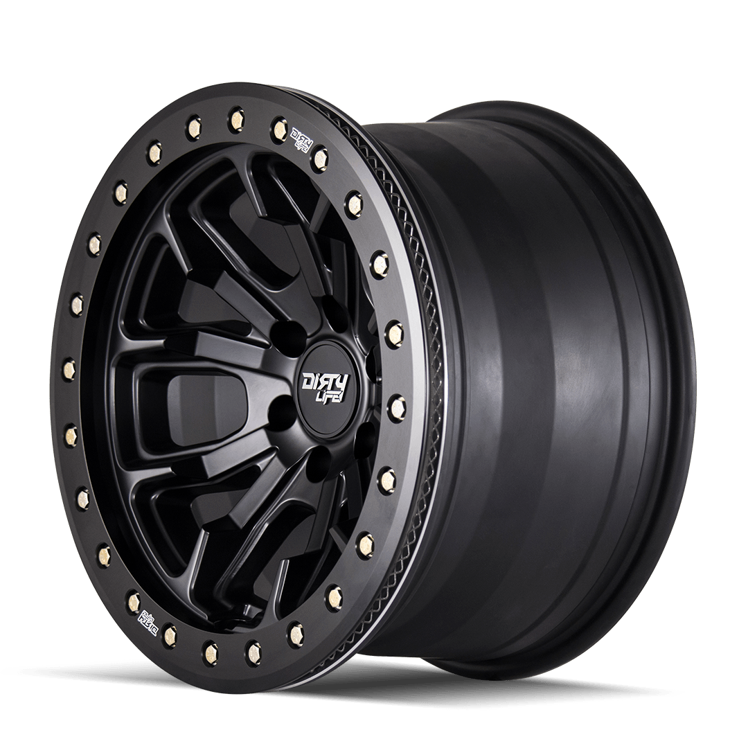 DIRTY LIFE DT-1 Wheels Matte Black W/Simulated Ring