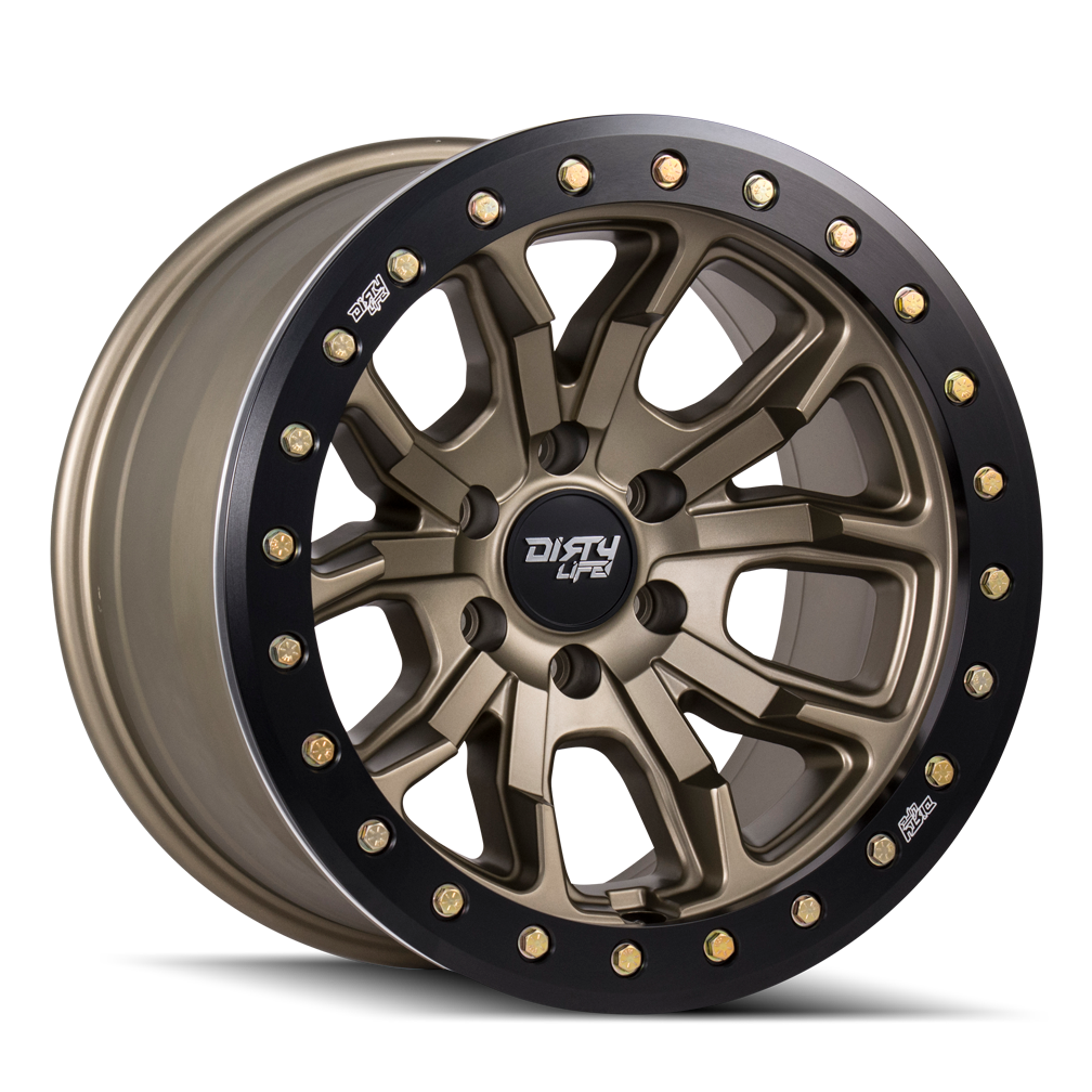 DIRTY LIFE DT-1 Wheels Satin Gold W/Simulated Ring