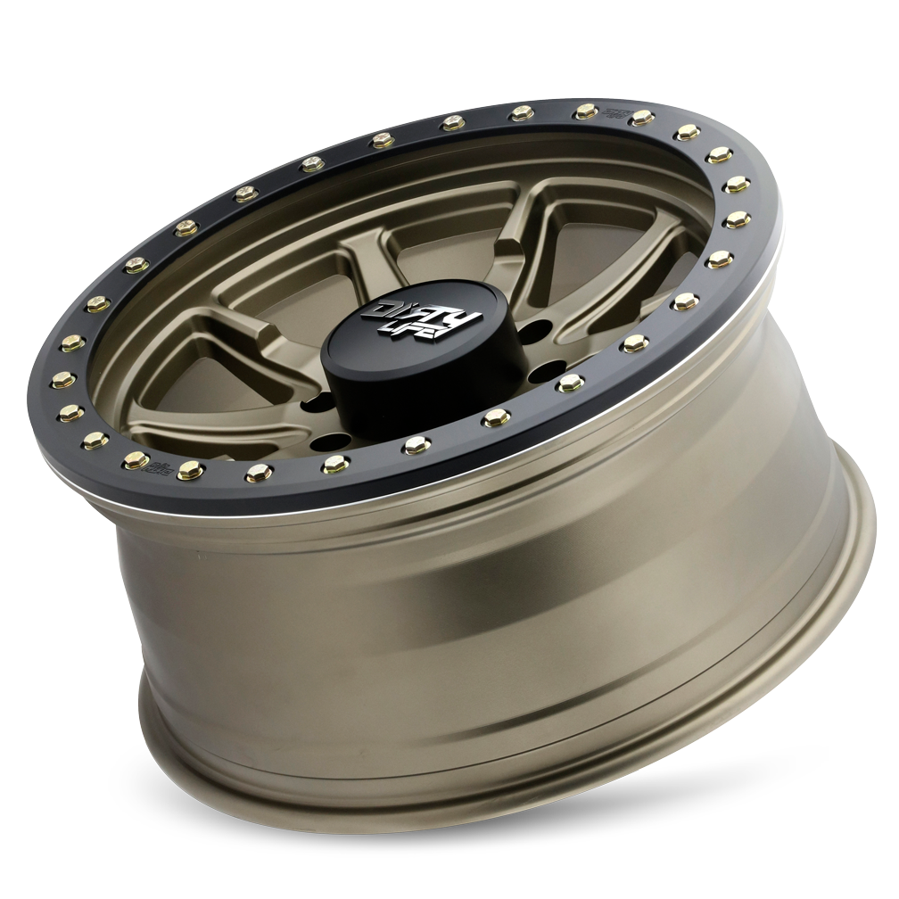DIRTY LIFE DT-2 Wheels Satin Gold W/Simulated Ring