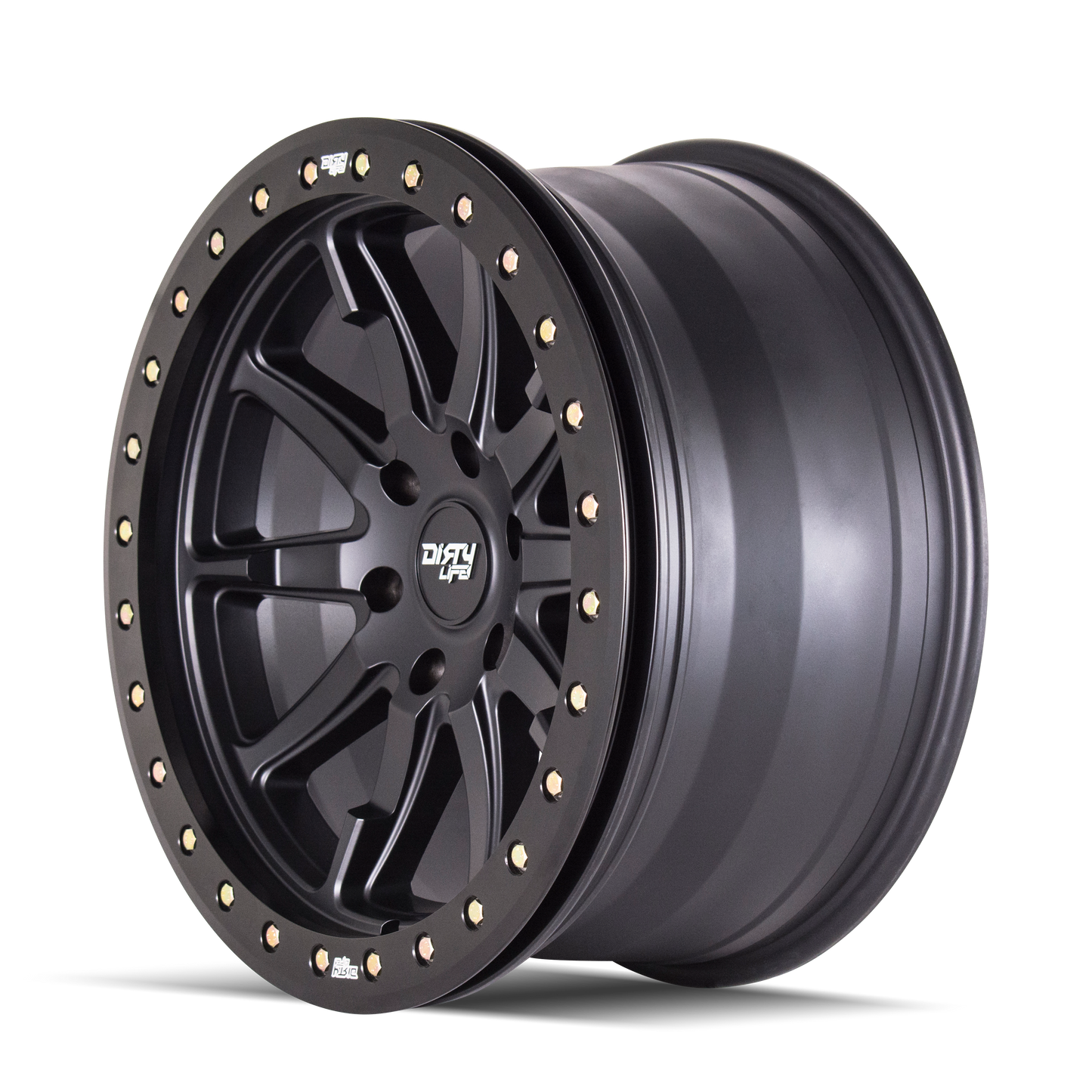 DIRTY LIFE DT-2 Wheels Matte Black W/Simulated Ring