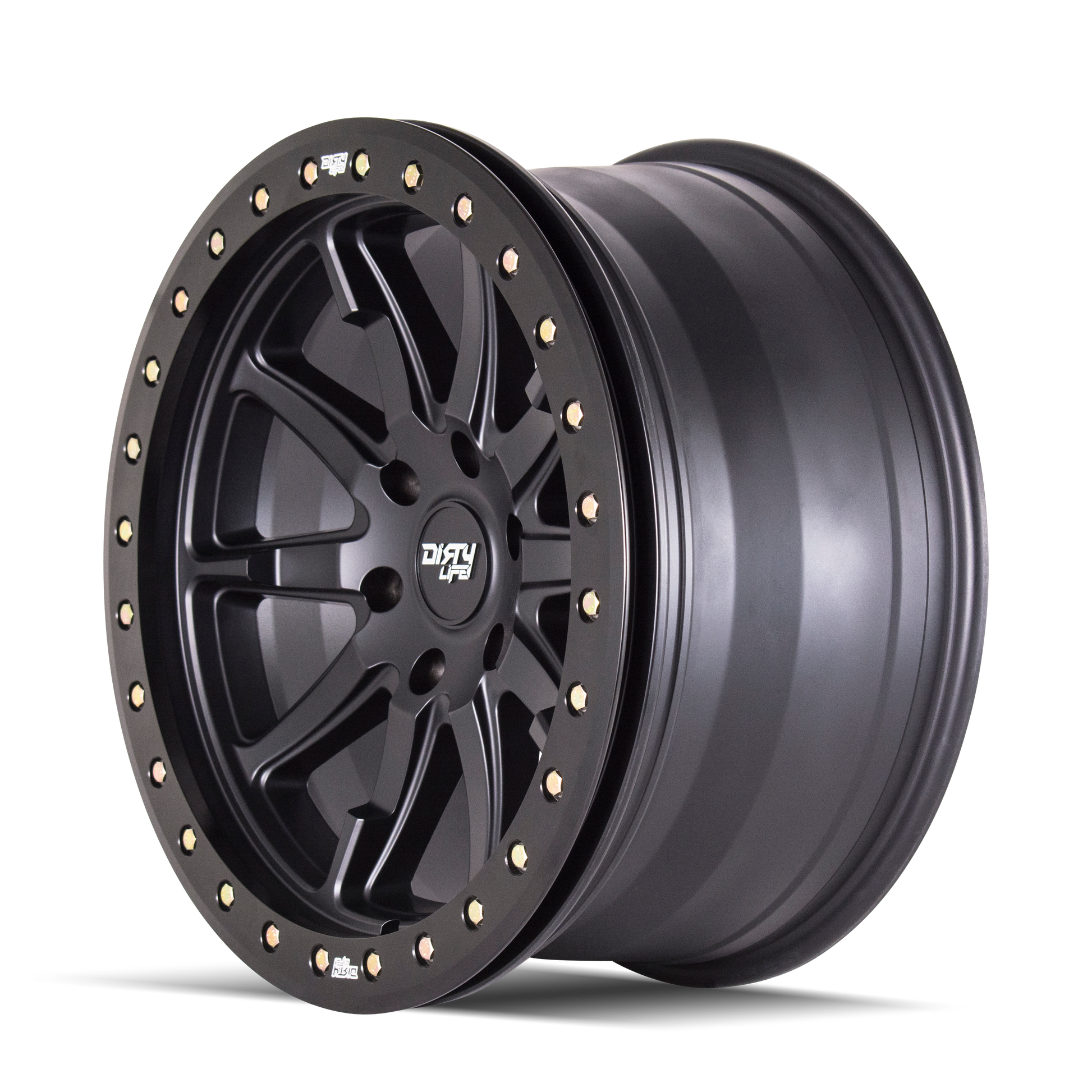 DIRTY LIFE DT-2 Wheels Matte Black W/Simulated Ring