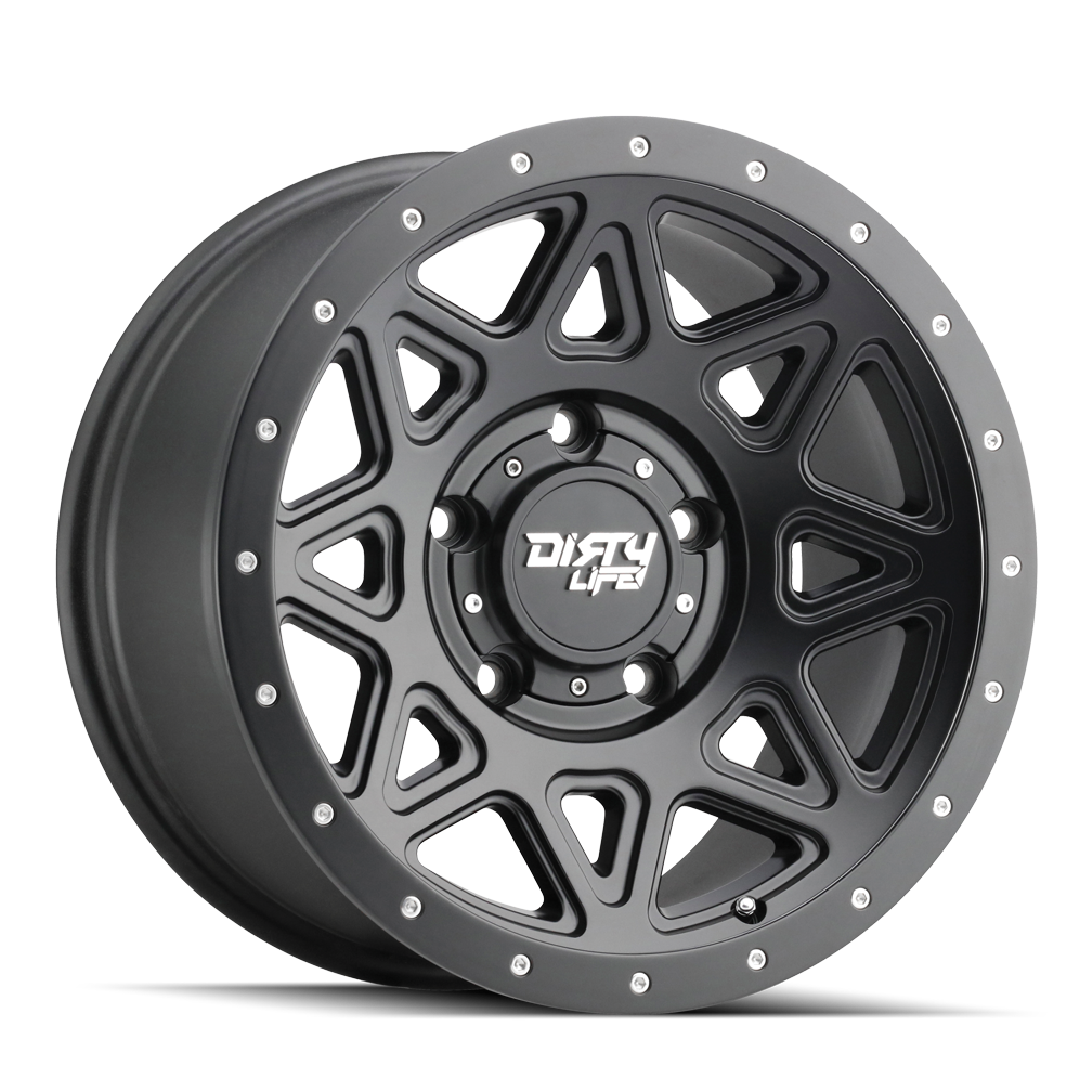 DIRTY LIFE THEORY Wheels Matte Black W/Simulated Ring