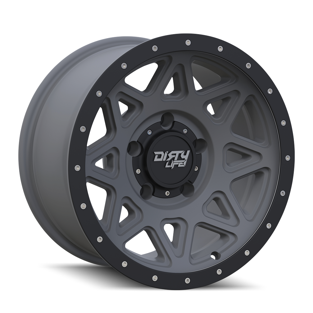 DIRTY LIFE THEORY Wheels Matte Gunmetal W/Simulated Ring