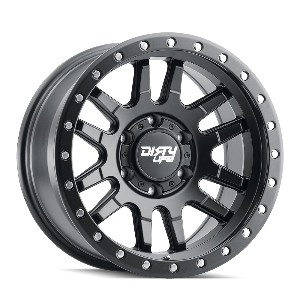 DIRTY LIFE CANYON PRO Wheels Matte Black W/Simulated Ring