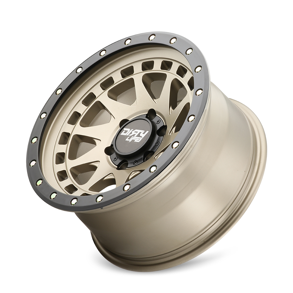 DIRTY LIFE ENIGMA PRO Wheels Satin Gold W/Simulated Ring