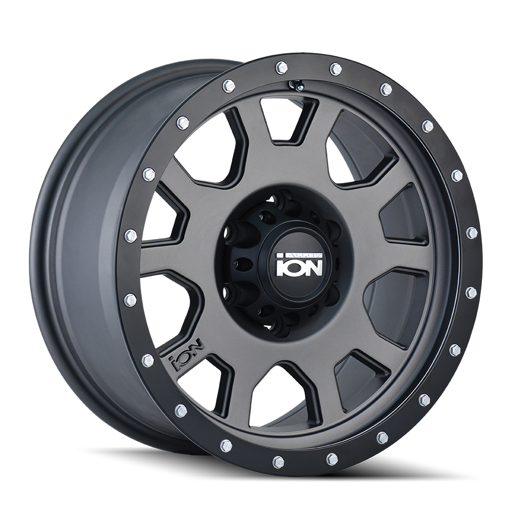 ION 135 Wheels Matte Gunmetal/Black Beadlock