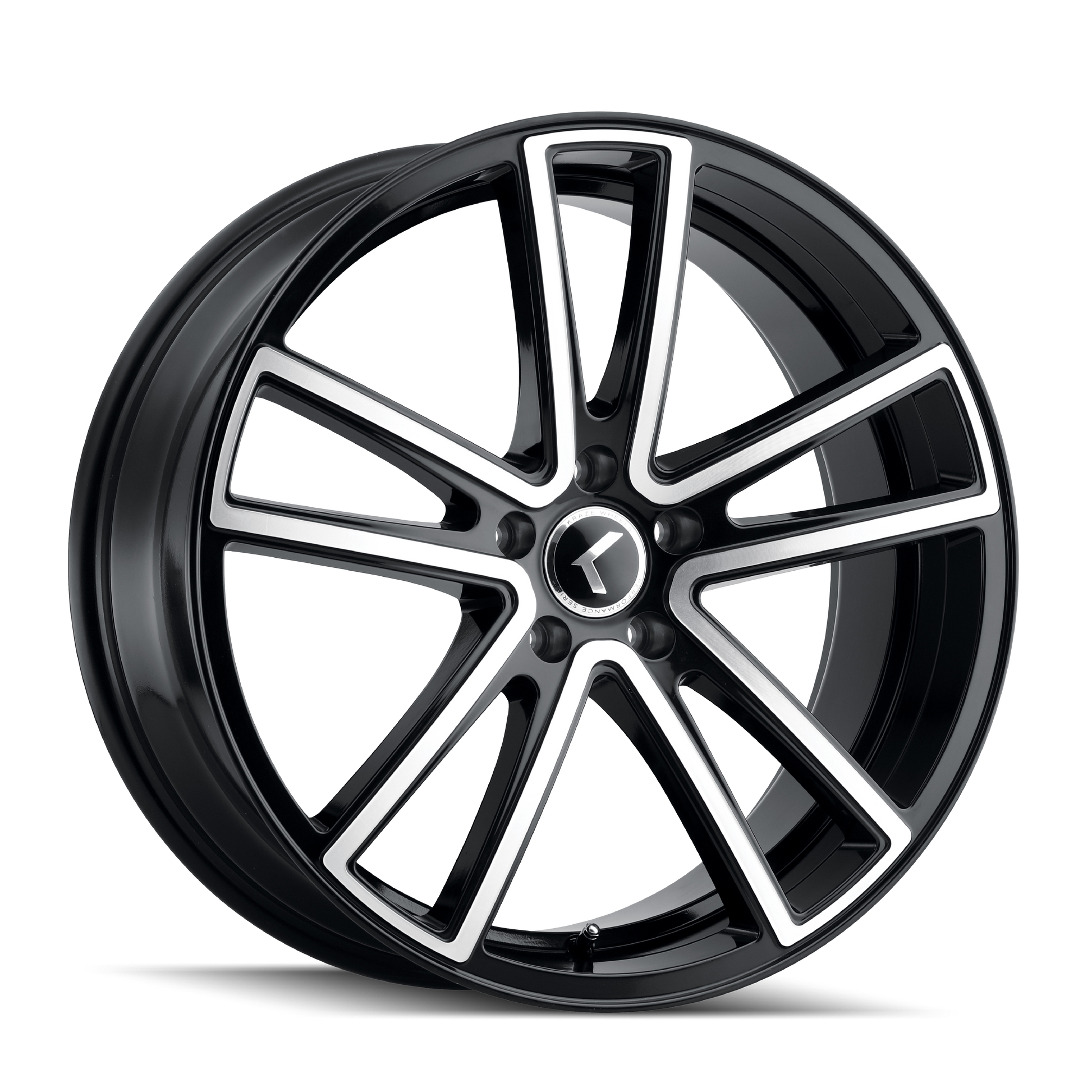 KRAZE LUSSO Wheels Black/Machined