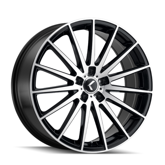 KRAZE STUNNA Wheels Black/Machined