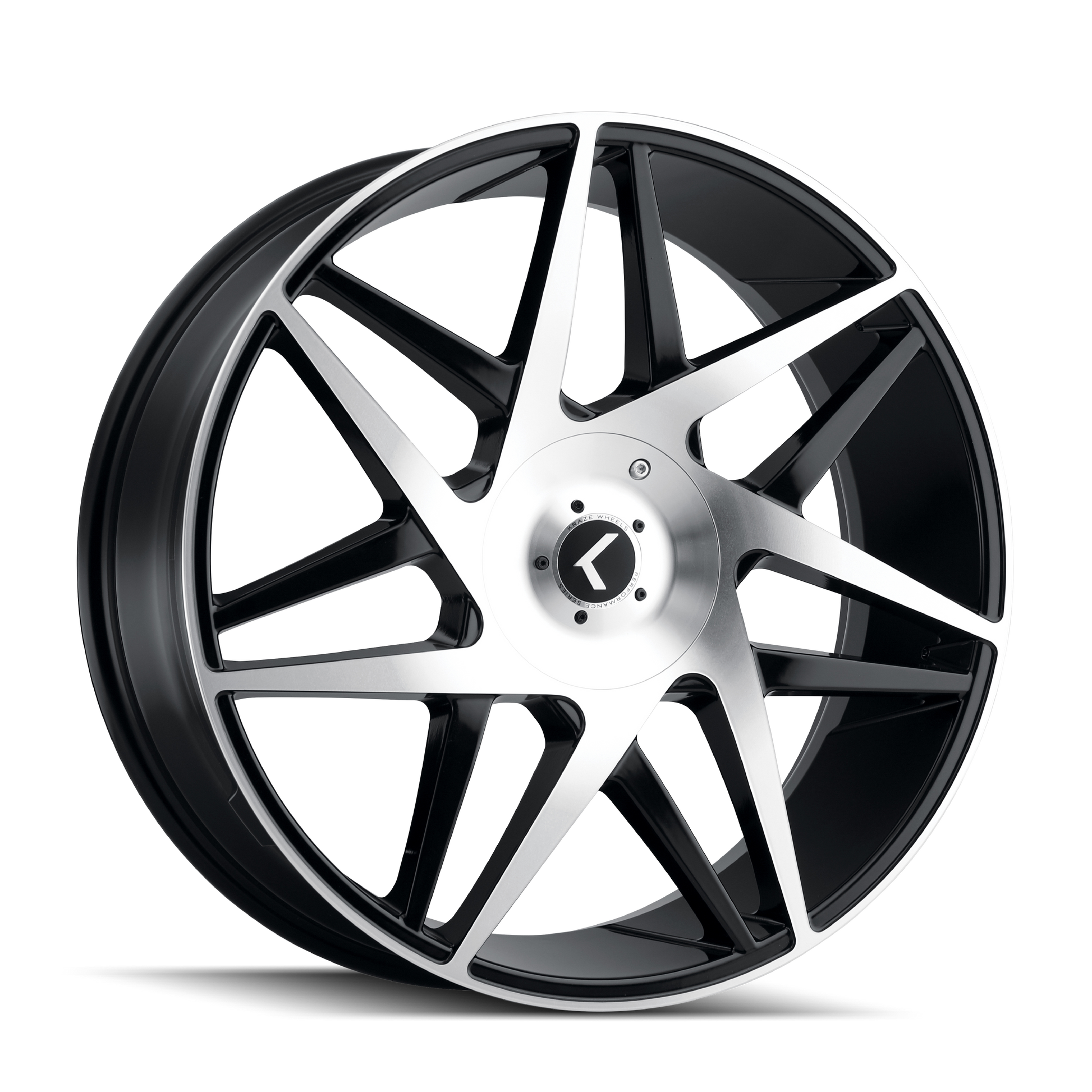 KRAZE PHASE Wheels Black/Machined