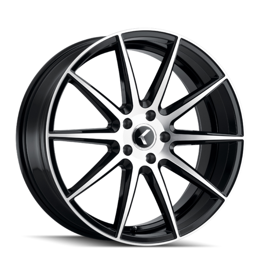 KRAZE COSMOS Wheels Black/Machined