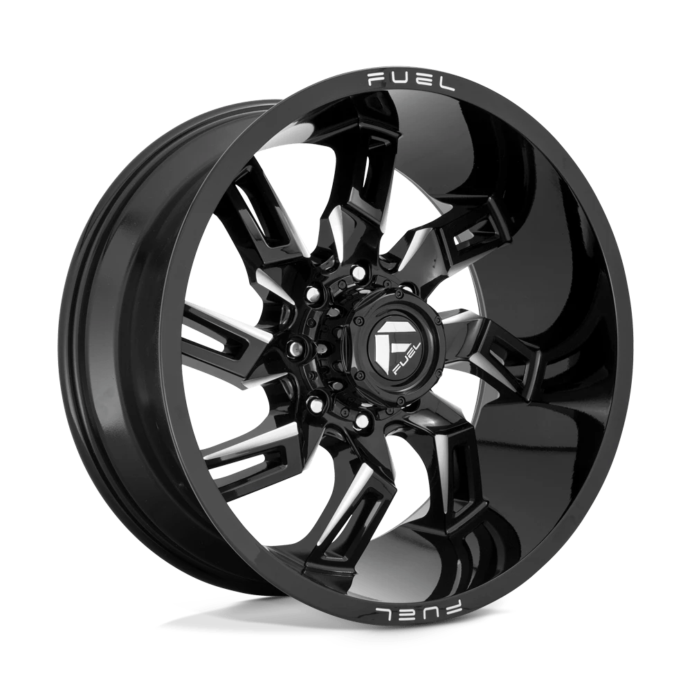 Fuel D747 Lockdown Wheels in Gloss Black Milled Finish