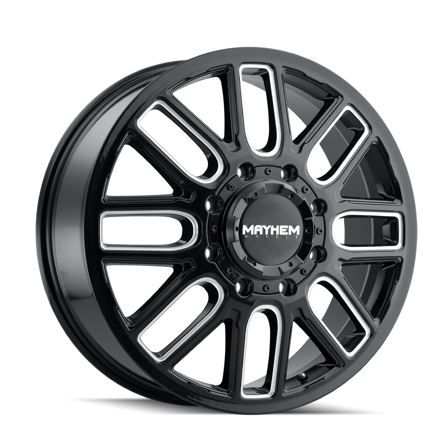 MAYHEM COGENT DUALLY Wheels Black W/Milled Spokes