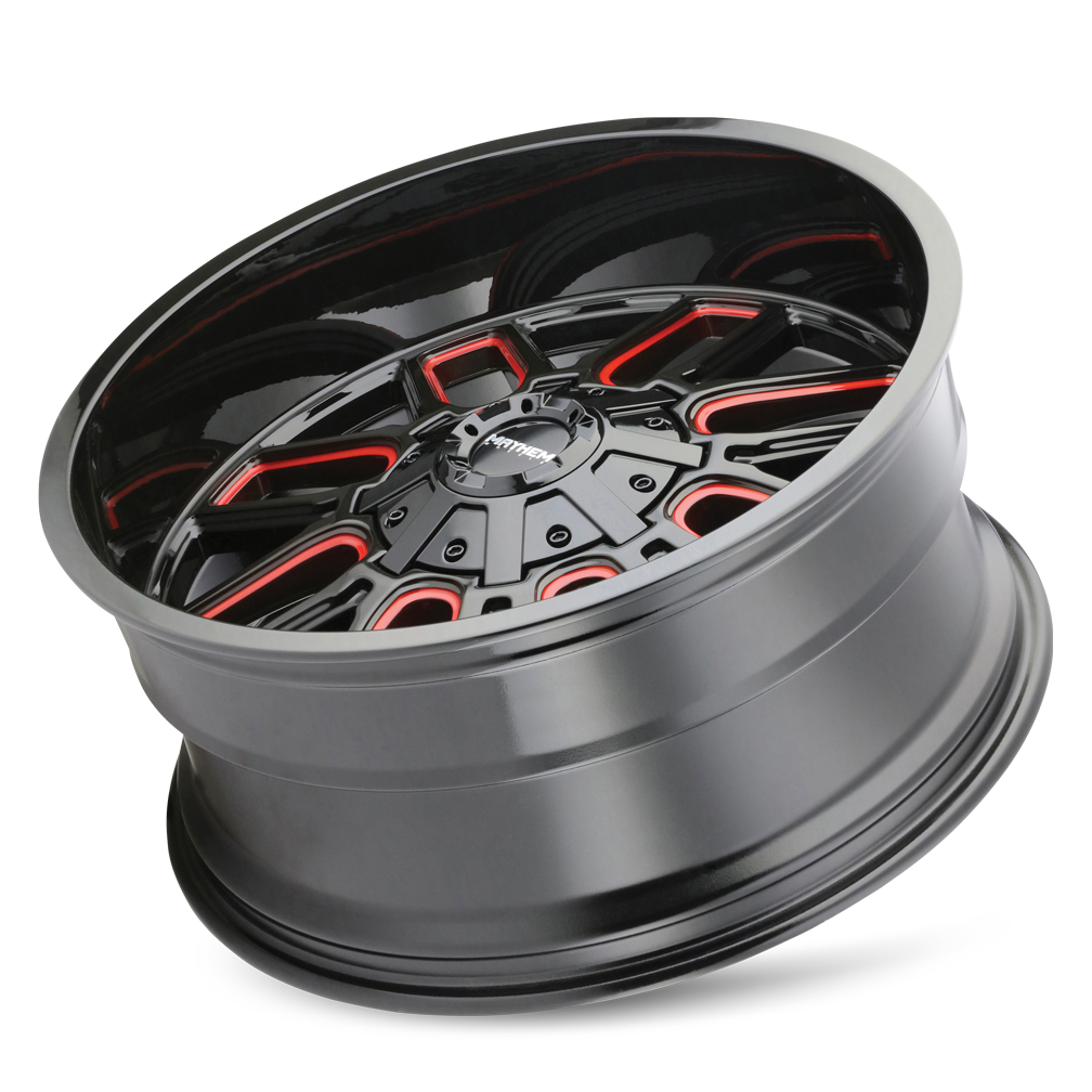 MAYHEM COGENT Wheels Black W/Prism Red