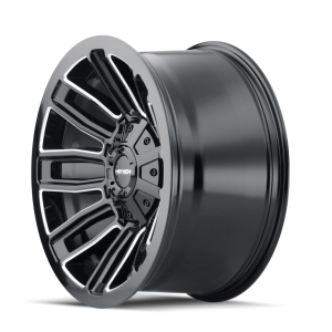 MAYHEM DECOY Wheels Black W/Milled Spokes