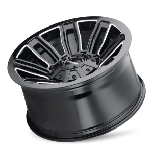 MAYHEM DECOY Wheels Black W/Milled Spokes