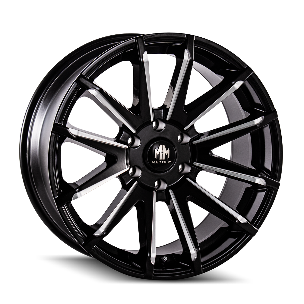 MAYHEM CROSSFIRE Wheels Black W/Milled Spokes