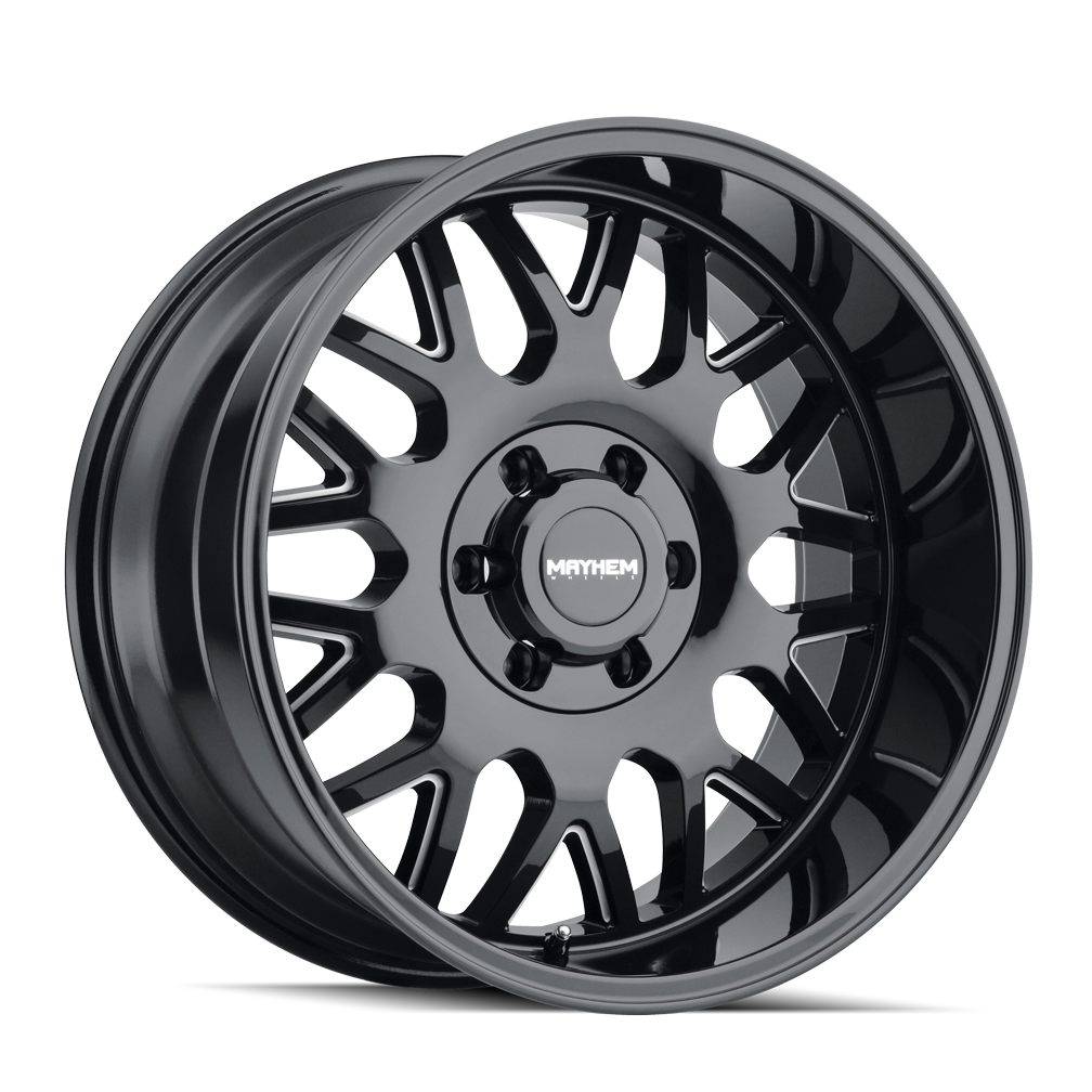 MAYHEM TRIPWIRE Wheels Black W/Milled Spokes