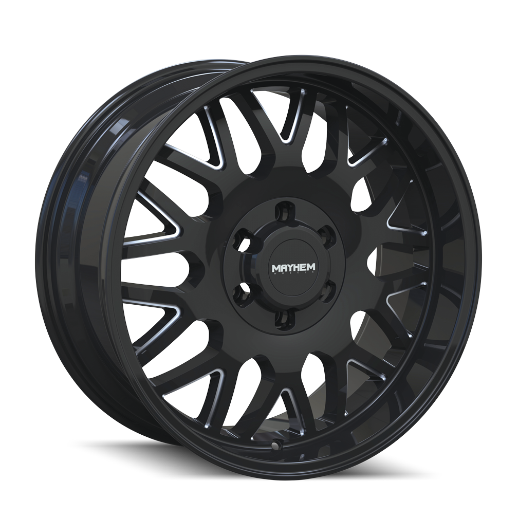 MAYHEM TRIPWIRE Wheels Black W/Milled Spokes