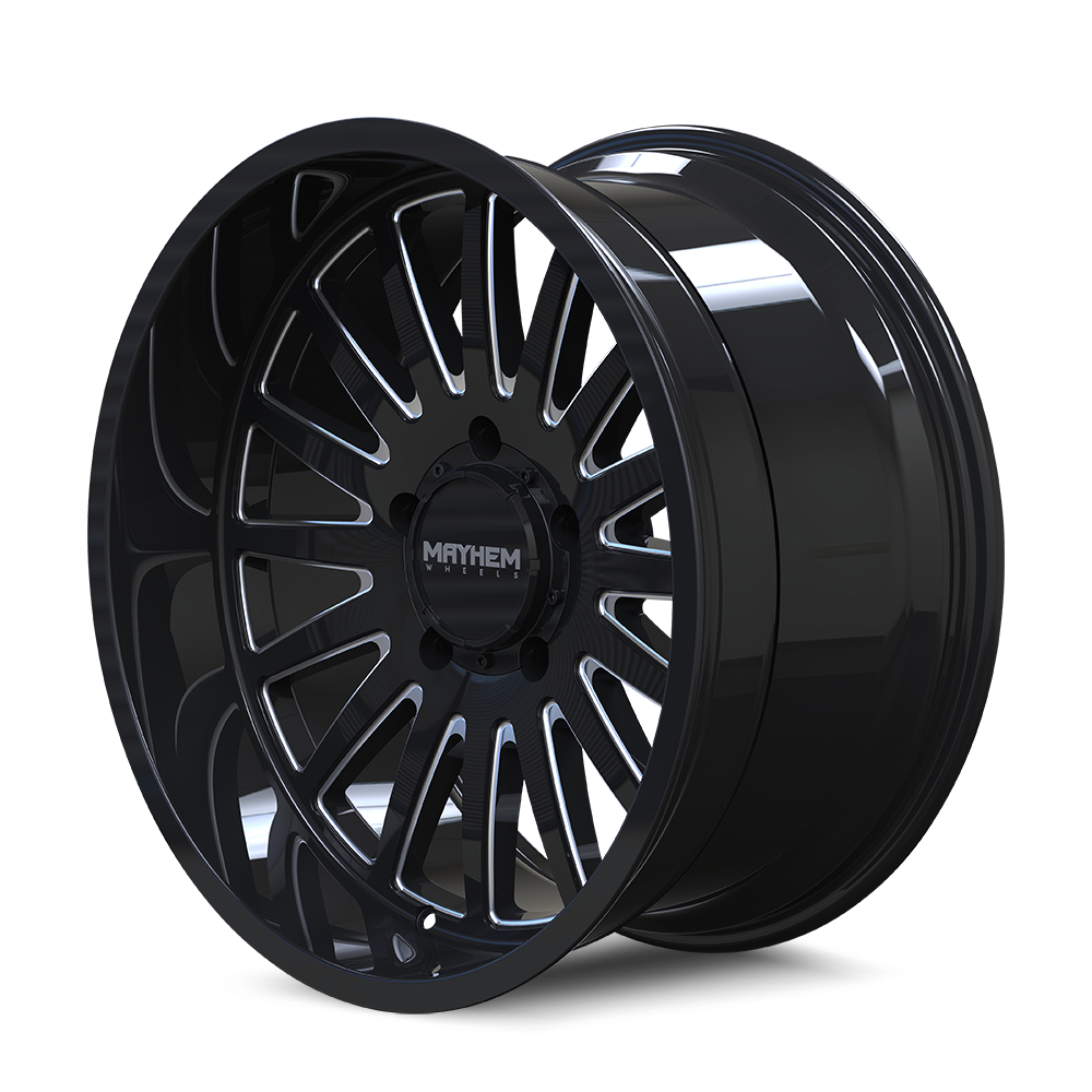 MAYHEM UTOPIA Wheels Black W/Milled Spokes