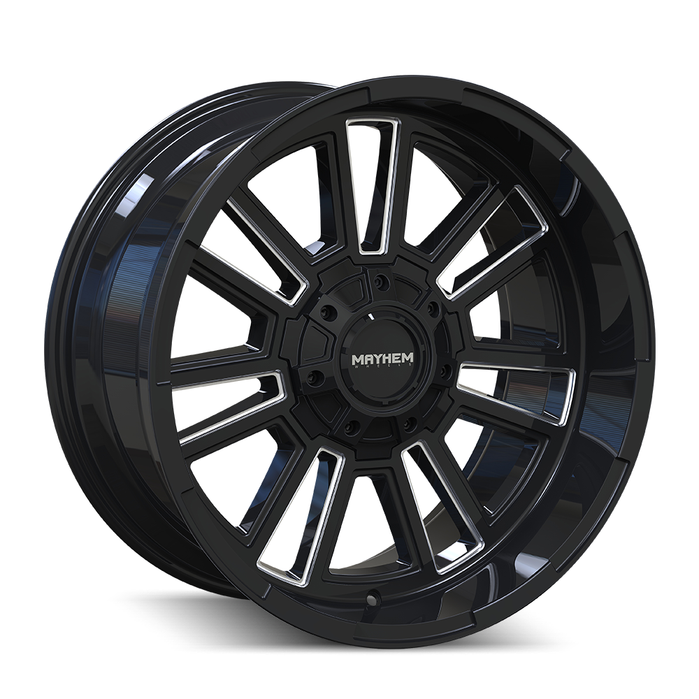 MAYHEM APOLLO Wheels Black W/Milled Spokes