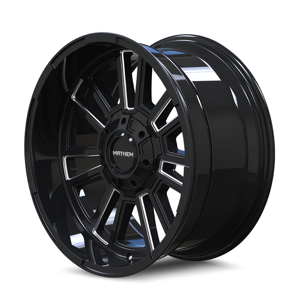 MAYHEM APOLLO Wheels Black W/Milled Spokes