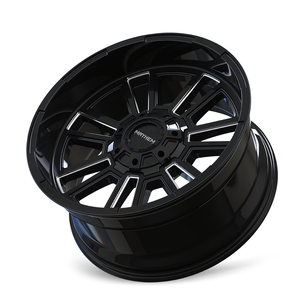 MAYHEM APOLLO Wheels Black W/Milled Spokes