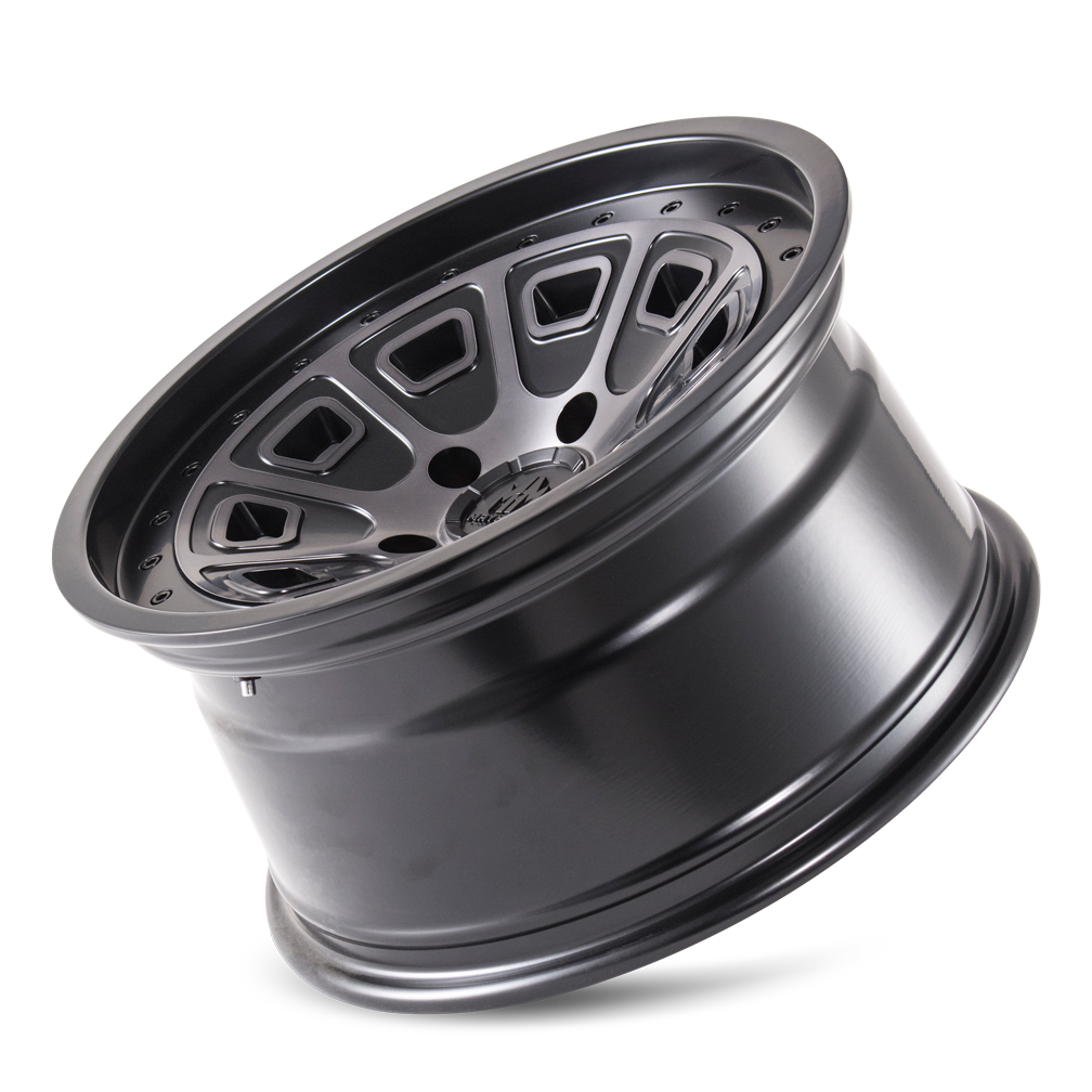 MAYHEM FLAT IRON Wheels Matte Black W/Dark Tint