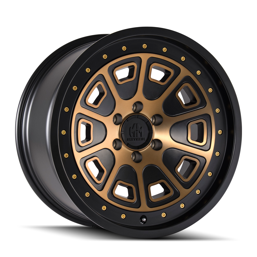 MAYHEM FLAT IRON Wheels Matte Black W/Bronze Tint