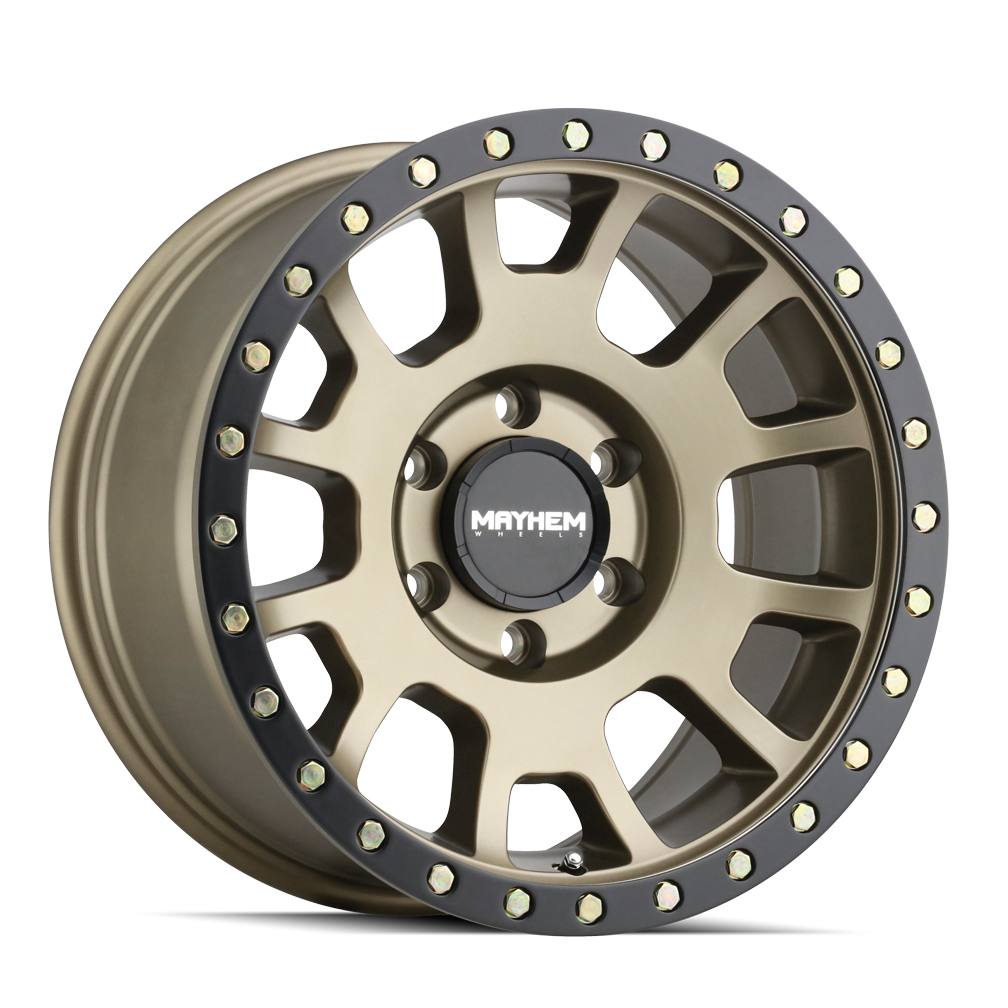 MAYHEM SCOUT Wheels Matte Gold W/Matte Black Lip