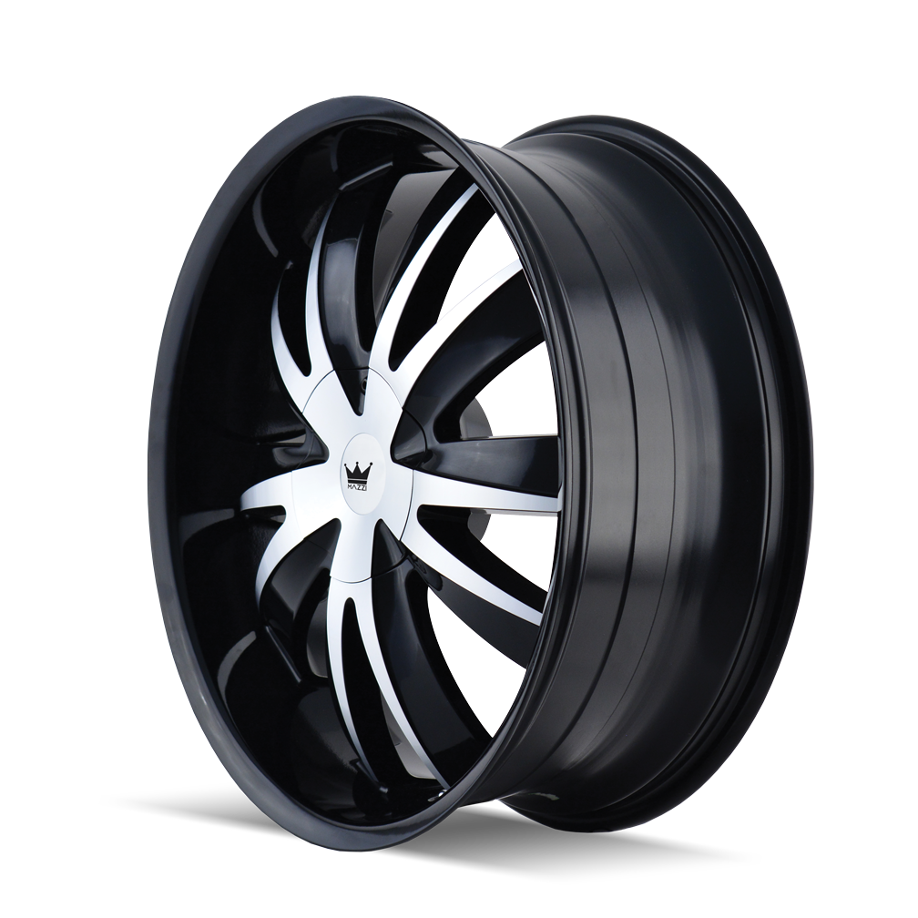 MAZZI EDGE Wheels Black/Machined