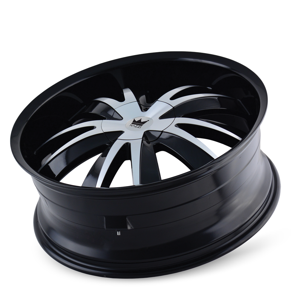 MAZZI EDGE Wheels Black/Machined