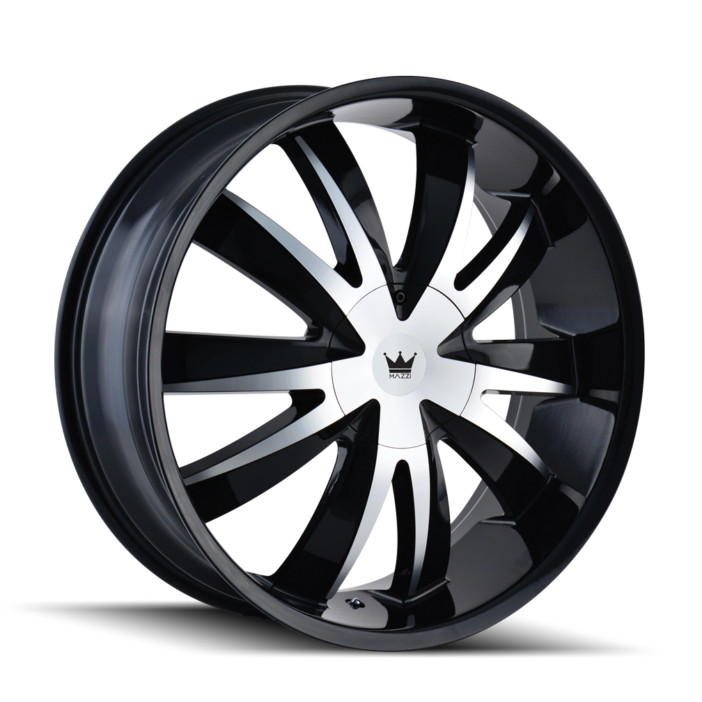 MAZZI EDGE Wheels Black/Machined