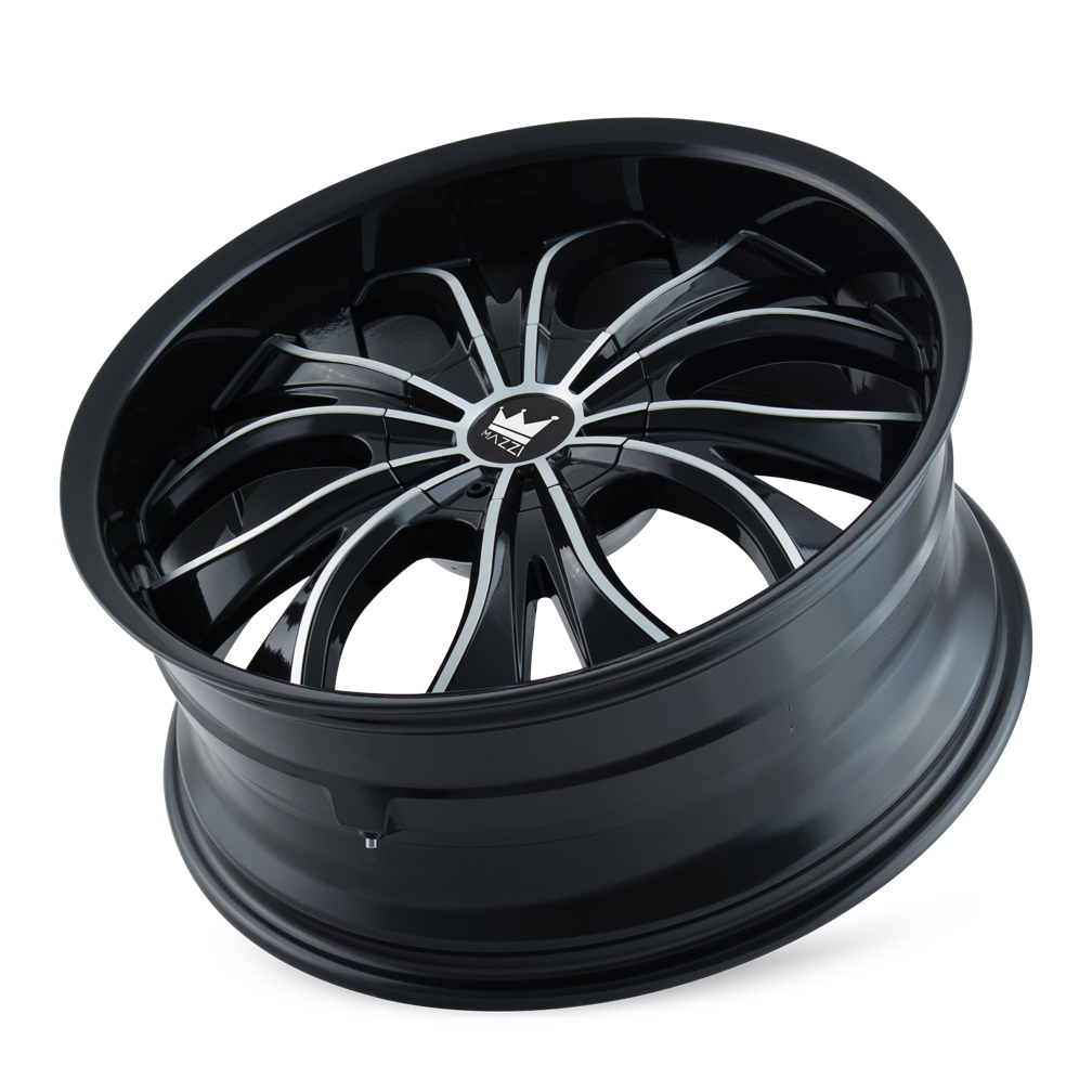 MAZZI HUSTLER Wheels Black/Machined