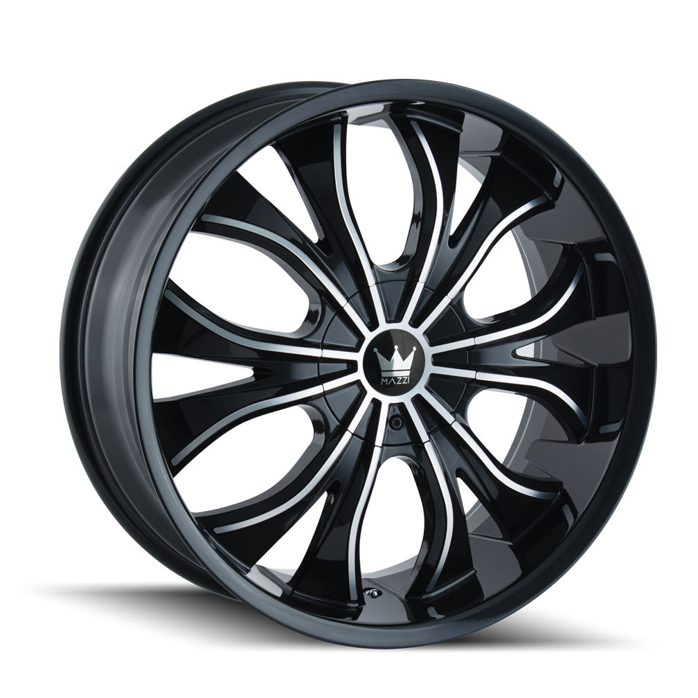 MAZZI HUSTLER Wheels Black/Machined