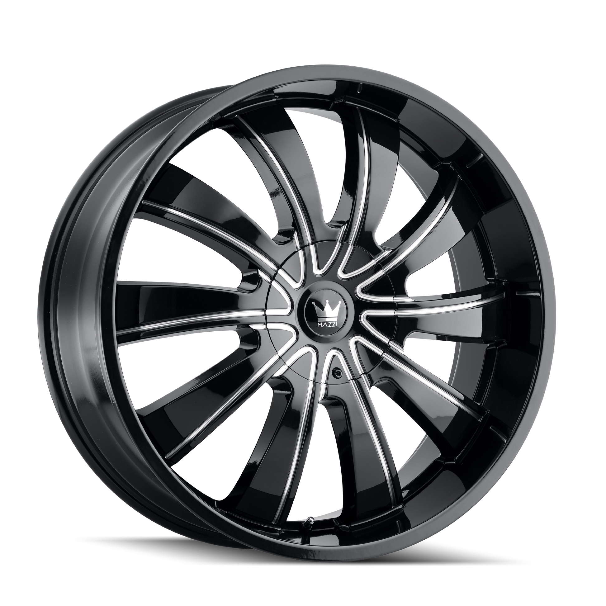 MAZZI ROLLA Wheels Gloss Black/Milled