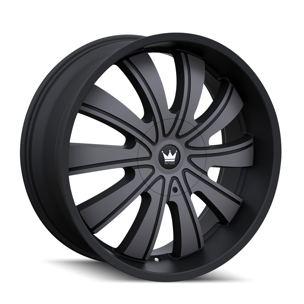 MAZZI ROLLA Wheels Matte Black W/Dark Tint